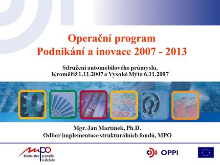 Operační program Podnikání a inovace