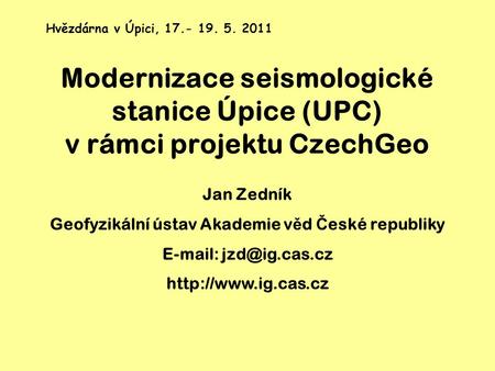 Geofyzikální ústav Akademie věd České republiky