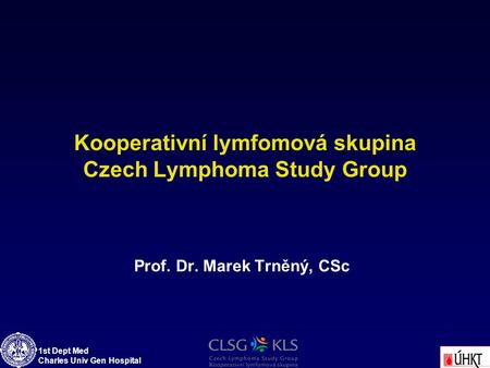 Kooperativní lymfomová skupina Czech Lymphoma Study Group