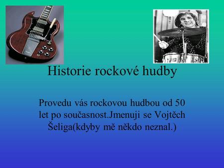 Historie rockové hudby