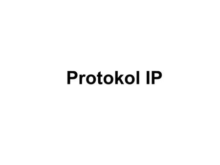 Protokol IP.
