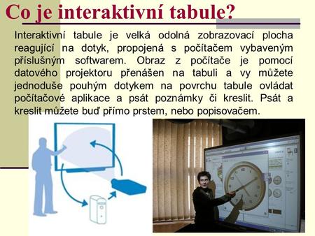 Co je interaktivní tabule?