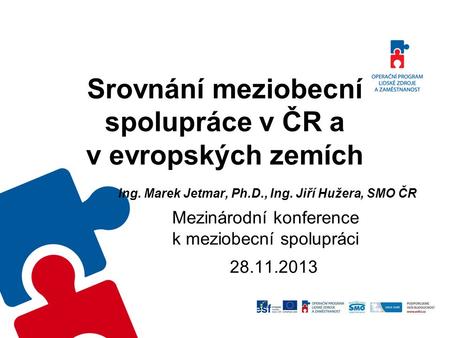 Srovnání meziobecní spolupráce v ČR a v evropských zemích