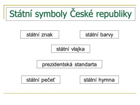 Státní symboly České republiky