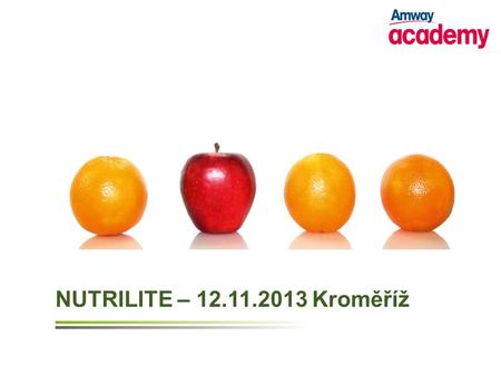 NUTRILITE – 12.11.2013 Kroměříž.