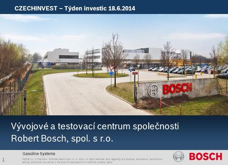 Vývojové a testovací centrum společnosti Robert Bosch, spol. s r.o.