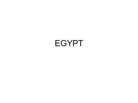 EGYPT.
