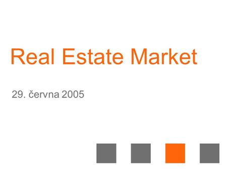 Real Estate Market 29. června 2005. Brand Commitment Měření oddanosti k nákupním centrům v Praze Terén – duben 2005.