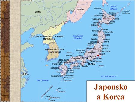 Japonsko a Korea.