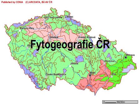 Fytogeografie ČR.