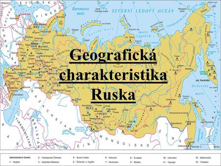 Geografická charakteristika Ruska