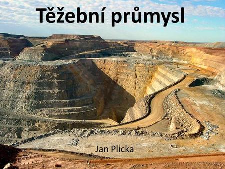 Těžební průmysl Jan Plicka.