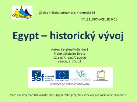 Egypt – historický vývoj