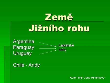 Argentina Paraguay Uruguay Chile - Andy