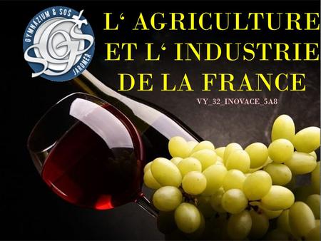 L‘ AGRICULTURE ET L‘ INDUSTRIE DE LA FRANCE VY_32_INOVACE_5A8.
