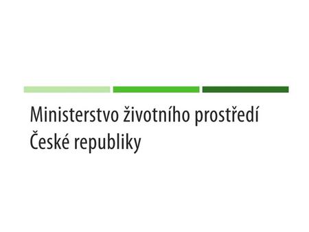Role zemního plynu v energetice ČR z pohledu MŽP