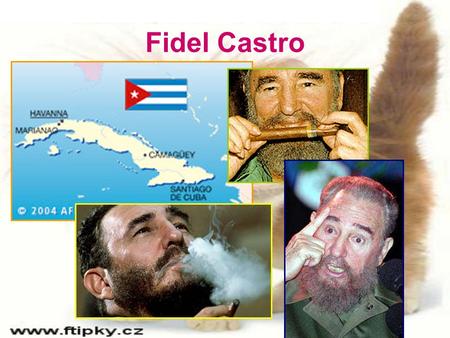 Fidel Castro. Vládce Ostrova svobody„ současný kubánský předseda vlády a předseda státní rady diktátor, zakladatel prvního komunistického státu na západní.