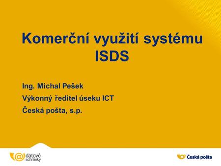 Komerční využití systému ISDS