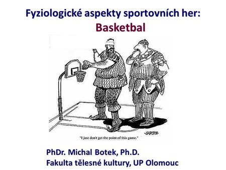 Fyziologické aspekty sportovních her:
