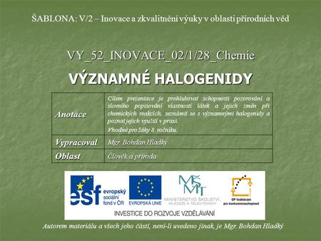 VY_52_INOVACE_02/1/28_Chemie