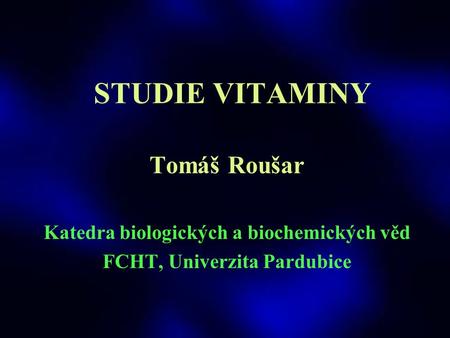 Katedra biologických a biochemických věd FCHT, Univerzita Pardubice