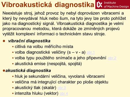 Vibroakustická diagnostika