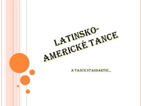 Latinsko-americké tance