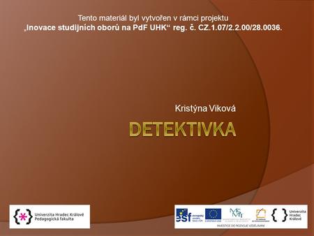 detektivka Kristýna Viková