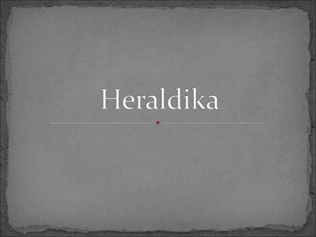Heraldika.