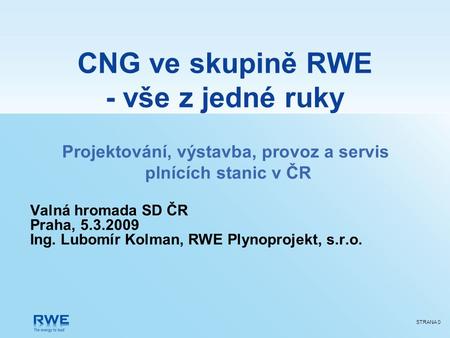 Skupina RWE v České republice