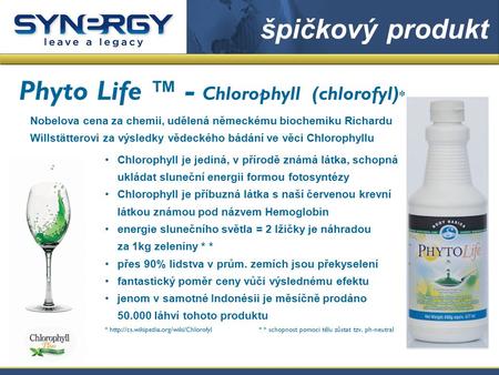Phyto Life ™ - Chlorophyll (chlorofyl)*