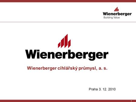 Wienerberger cihlářský průmysl, a. s.