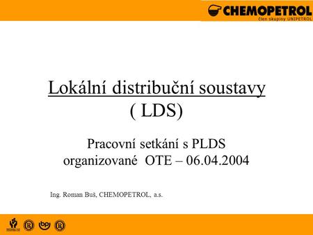 Lokální distribuční soustavy ( LDS)