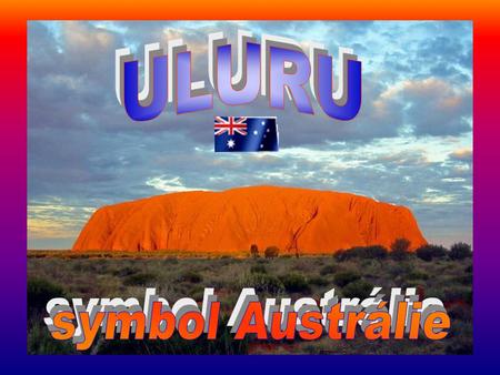 ULURU symbol Austrálie.