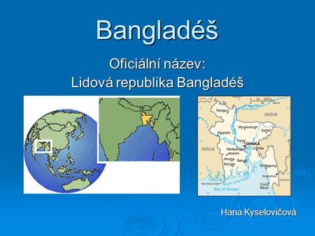 Lidová republika Bangladéš