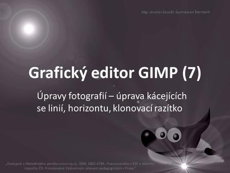 Grafický editor GIMP (7)