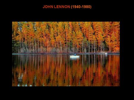 Imagine wave JOHN LENNON (1940-1980) Imagine there’s no Heaven.