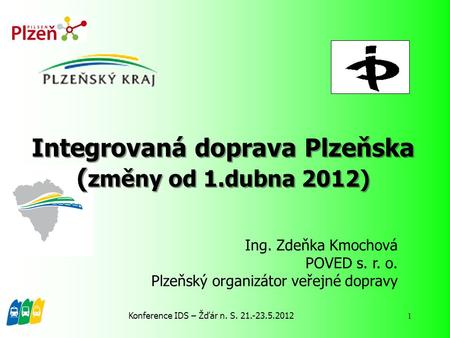 Integrovaná doprava Plzeňska (změny od 1.dubna 2012)