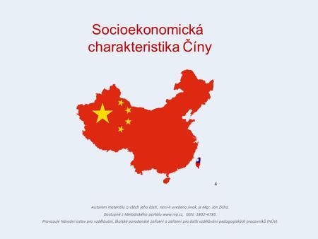 Socioekonomická charakteristika Číny 4