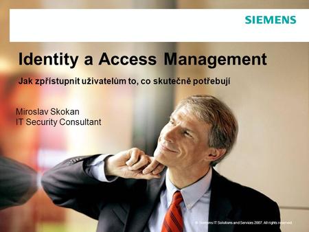 Miroslav Skokan IT Security Consultant