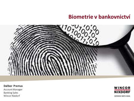 Biometrie v bankovnictví