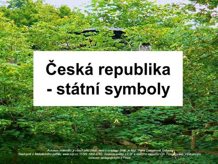 Česká republika - státní symboly