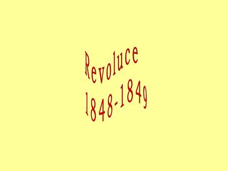 Revoluce 1848-1849.