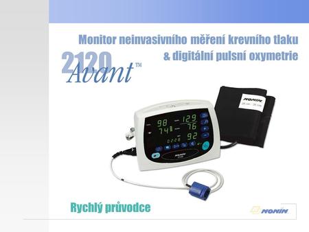 Monitor neinvasivního měření krevního tlaku & digitální pulsní oxymetrie Rychlý průvodce.