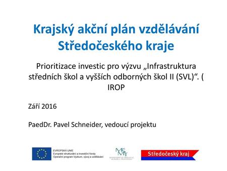 Krajský akční plán vzdělávání Středočeského kraje