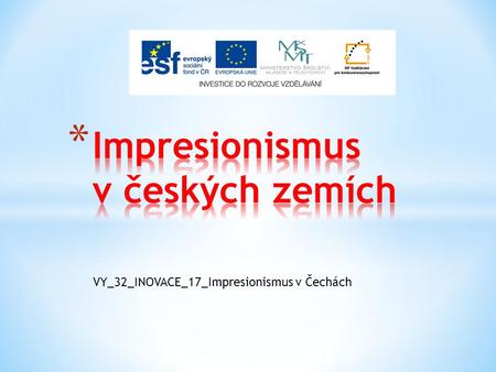 Impresionismus v českých zemích