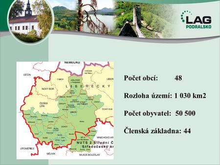 Počet obcí: 48 Rozloha území: km2 Počet obyvatel: