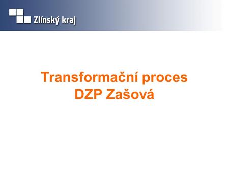 Transformační proces DZP Zašová