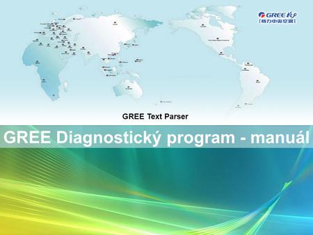 GREE Diagnostický program - manuál