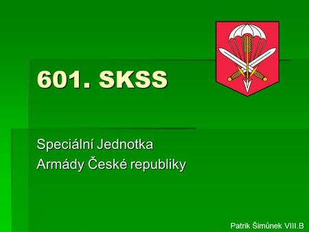 Speciální Jednotka Armády České republiky